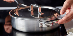 Demeyere 8" Stainless Steel Fry Pan, Industry Series