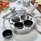 Demeyere 4-cup Stainless Steel Egg Poacher Set, Resto Series