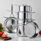 Demeyere 11" Stainless Steel Fry Pan, Industry Series