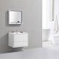 KubeBath DeLusso 30 in. Wall Mount Modern Bathroom Vanity - High Glossy White, DL30-GW