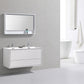 Kube Bath De Lusso 48 in. Double Sink Wall Mount Modern Bathroom Vanity - High Glossy White, DL48D-GW