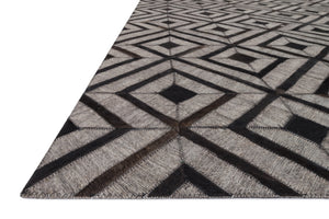 Loloi Rugs Dorado Collection Rug in Beige, Expresso - 7'9" x 9'9"
