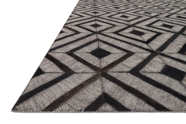 Loloi Rugs Dorado Collection Rug in Beige, Expresso - 7'9" x 9'9"