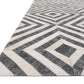 Loloi Rugs Dorado Collection Rug in Charcoal, Ivory - 5' x 7'6"