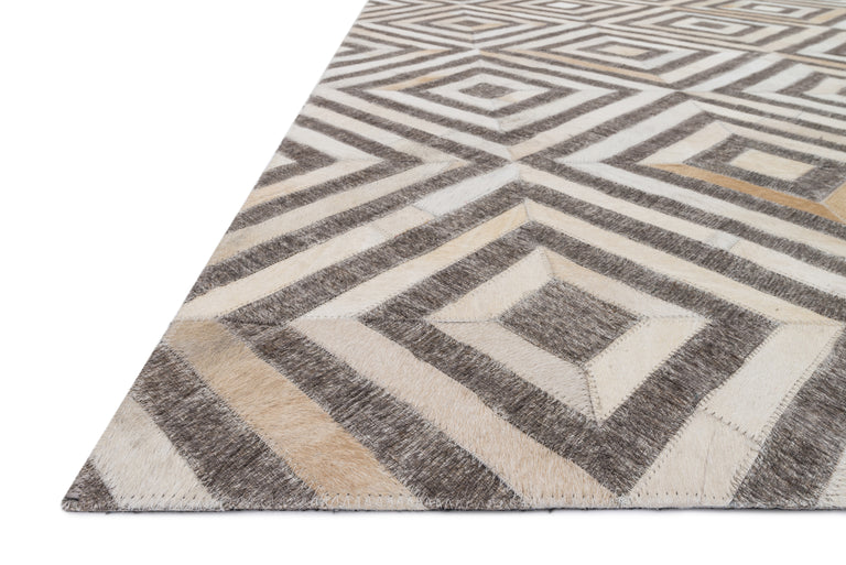 Loloi Rugs Dorado Collection Rug in Taupe, Sand - 7'9" x 9'9"