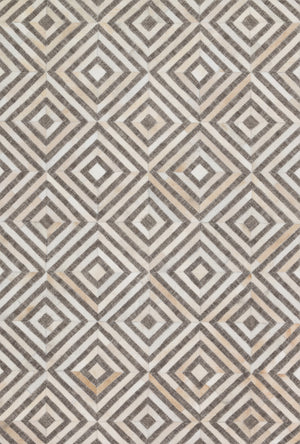 Loloi Rugs Dorado Collection Rug in Taupe, Sand - 7'9" x 9'9"