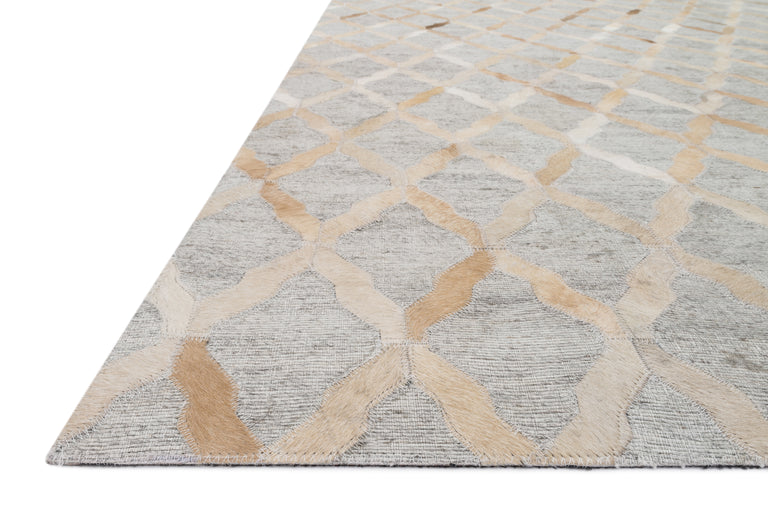 Loloi Rugs Dorado Collection Rug in Grey, Sand - 7'9" x 9'9"