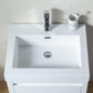 Vanity Art Single-Sink Bathroom Vanity With Resin Top, 24"