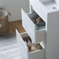 Vanity Art Single-Sink Bathroom Vanity With Resin Top, 24"
