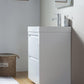 Vanity Art Single-Sink Bathroom Vanity With Resin Top, 24"