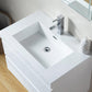 Vanity Art LED Lighted Wall-Hung Single-Sink Vanity With Resin Top, 30"