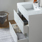 Vanity Art Single-Sink Bathroom Vanity With Resin Top, 36"