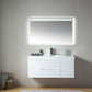 Vanity Art LED Lighted Wall-Hung Single-Sink Vanity With Resin Top, 48"