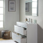 Vanity Art Annecy 48 in. Bathroom Vanity in White with Single Basin Top in White Resin, VA6048WF