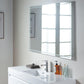 Annecy 60 in. W x 18.5 in. D x 32 in. H Bathroom Vanity in White with Single Basin Top in White Resin