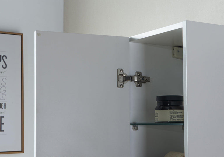 Vanity Art LED Lighted Wall-Hung Bathroom Cabinet, 63"