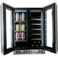 Danby Silhouette 24 In, 21 Wine Bottle & 61 Beverage Can Capacity, Beverage Center, DBC047D3BSSPR