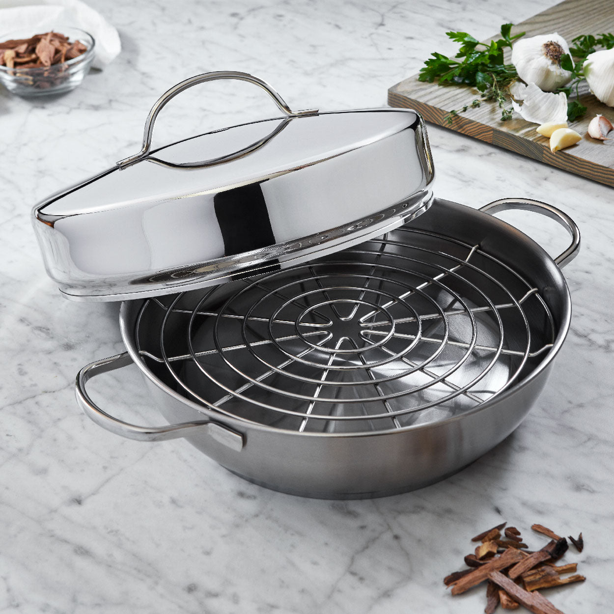 Resto 4-pc Stovetop Smoker Set - Thumbnail 3