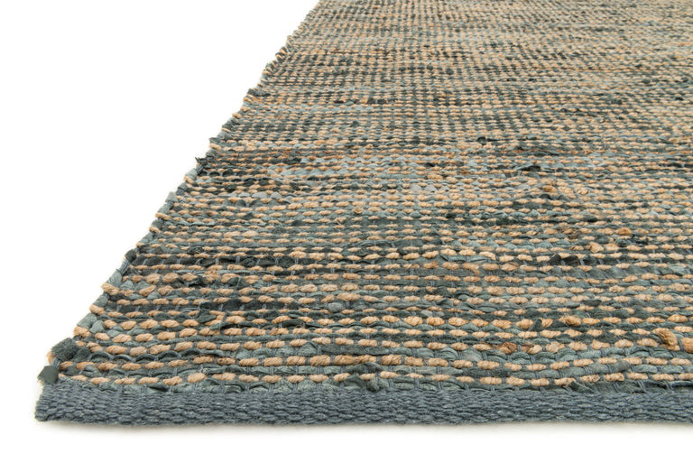 Loloi Rugs Edge Collection Rug in Grey - 9'3" x 13'
