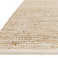 Loloi Rugs Edge Collection Rug in Ivory - 9'3" x 13'