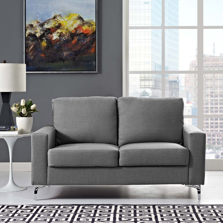 Allure Upholstered Sofa in Gray, EEI-2777-GRY