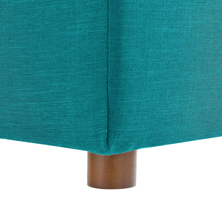 Commix Down Filled Overstuffed 2 Piece Sectional Sofa Set in Teal, EEI-3354-TEA
