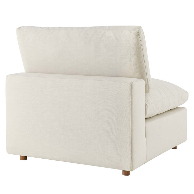 Commix Down Filled Overstuffed 5 Piece Sectional Sofa Set in Light Beige, EEI-3358-LBG