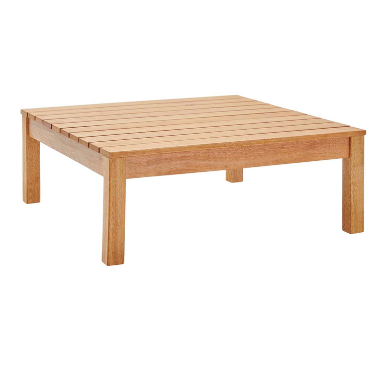 Freeport Outdoor Patio Patio Coffee Table in Natural, EEI-3695-NAT