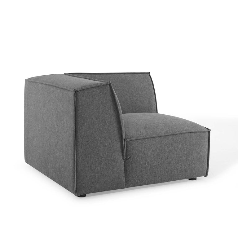 Restore Sectional Sofa Corner Chair in Charcoal, EEI-3871-CHA