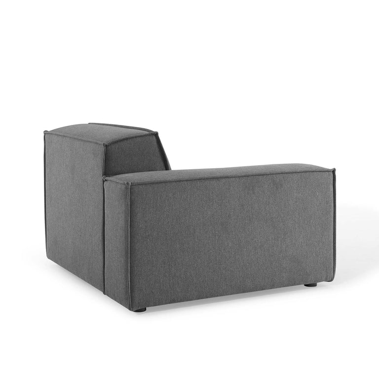 Restore 2-Piece Sectional Sofa in Charcoal, EEI-4111-CHA
