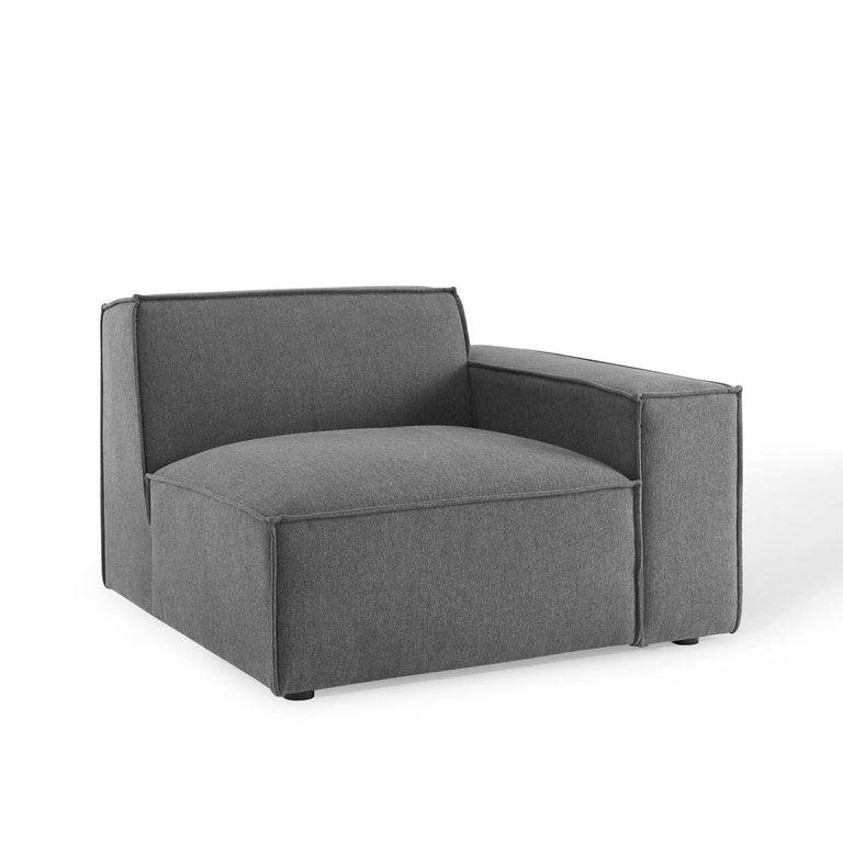 Restore 5-Piece Sectional Sofa in Charcoal, EEI-4117-CHA