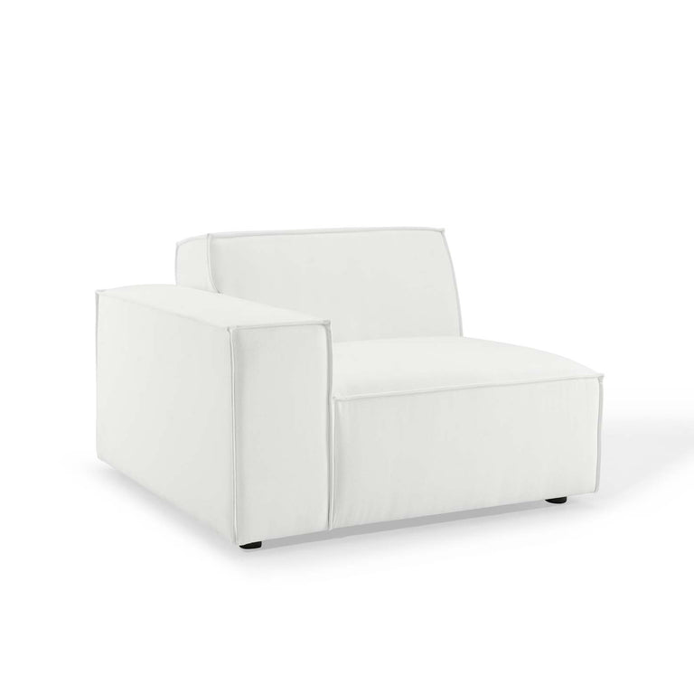 Restore 5-Piece Sectional Sofa in White, EEI-4117-WHI