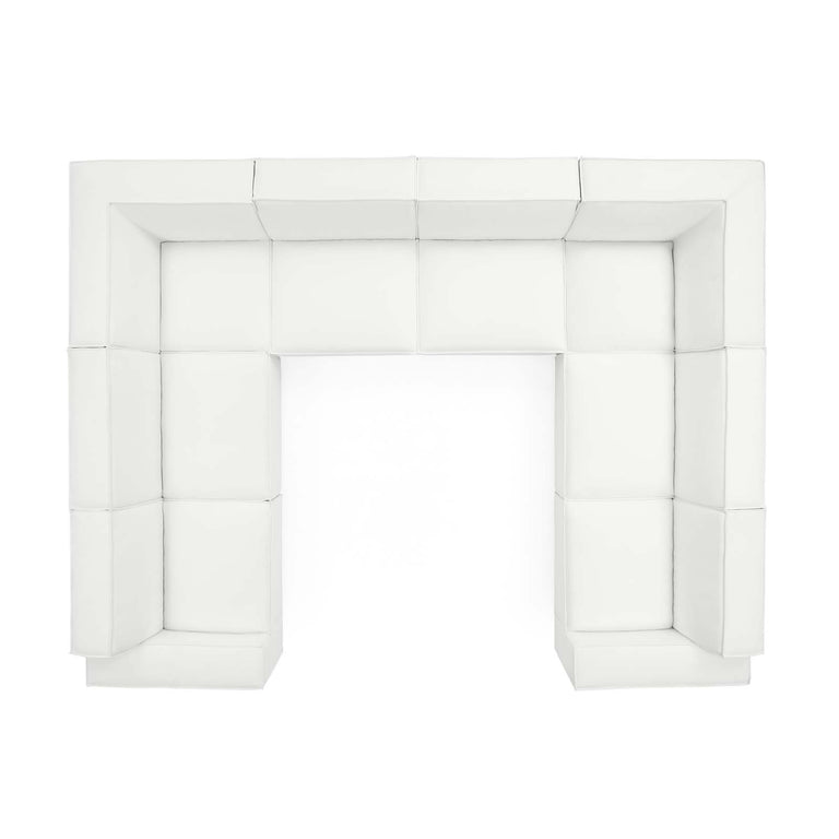 Restore 8-Piece Sectional Sofa in White, EEI-4121-WHI