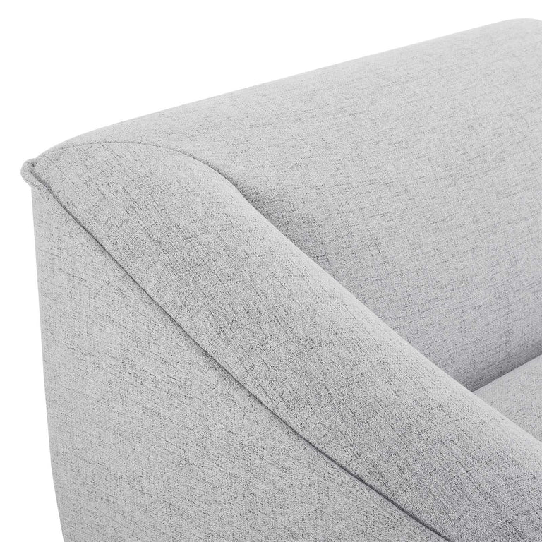 Comprise Left-Arm Sectional Sofa Chair in Light Gray, EEI-4415-LGR