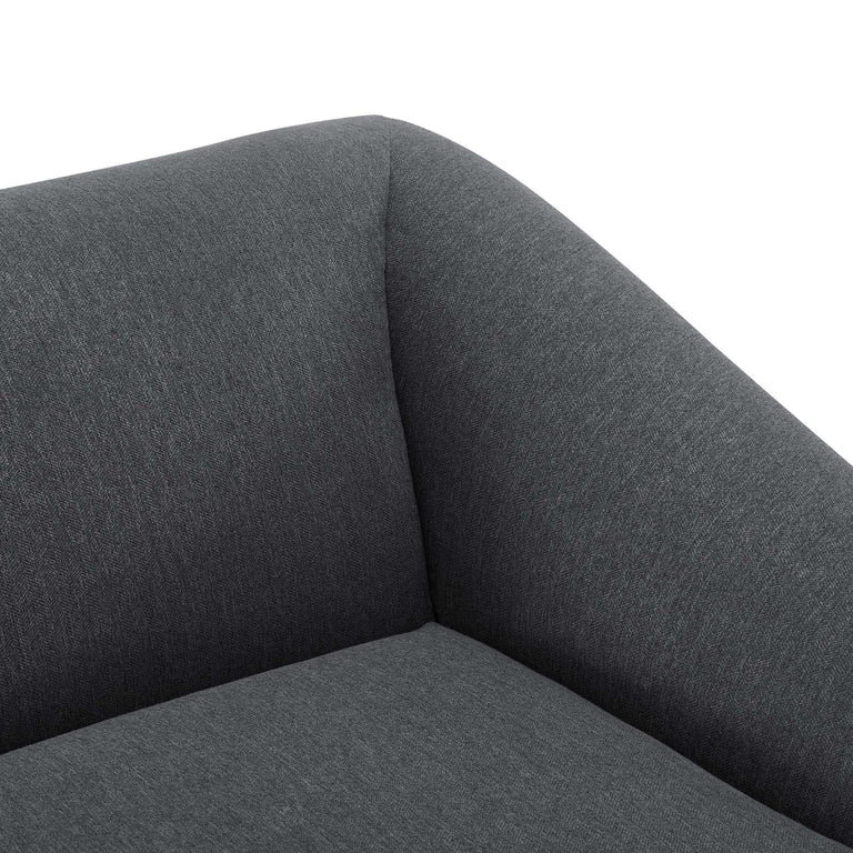Comprise Right-Arm Sectional Sofa Chair in Charcoal, EEI-4416-CHA