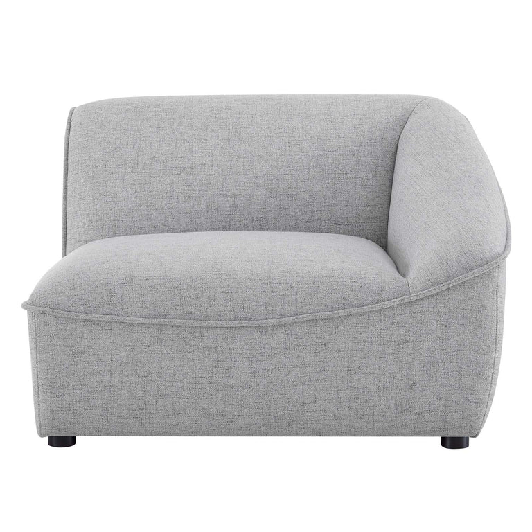 Comprise Right-Arm Sectional Sofa Chair in Light Gray, EEI-4416-LGR