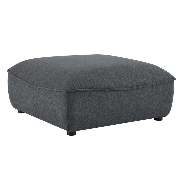 Comprise Sectional Sofa Ottoman in Charcoal, EEI-4419-CHA