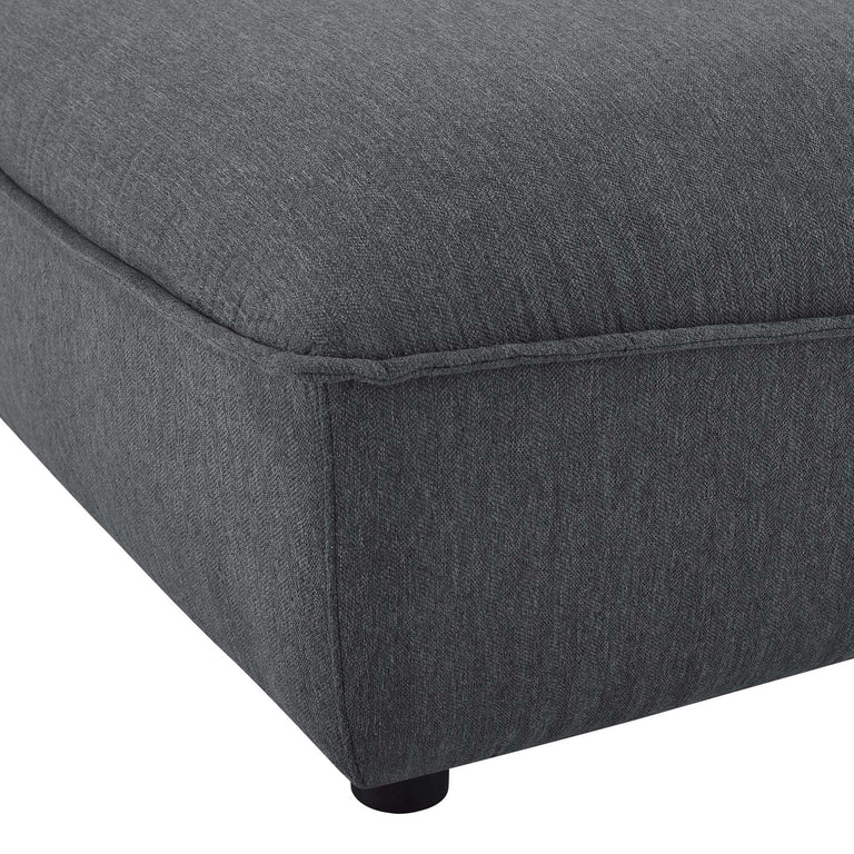 Comprise Sectional Sofa Ottoman in Charcoal, EEI-4419-CHA