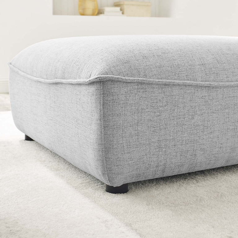 Comprise Sectional Sofa Ottoman in Light Gray, EEI-4419-LGR