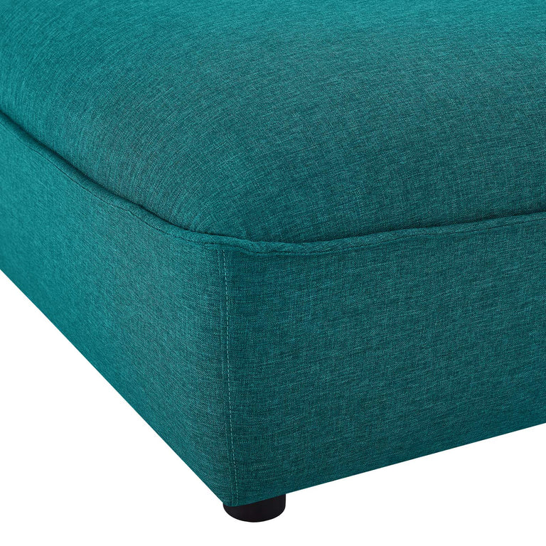 Comprise Sectional Sofa Ottoman in Teal, EEI-4419-TEA
