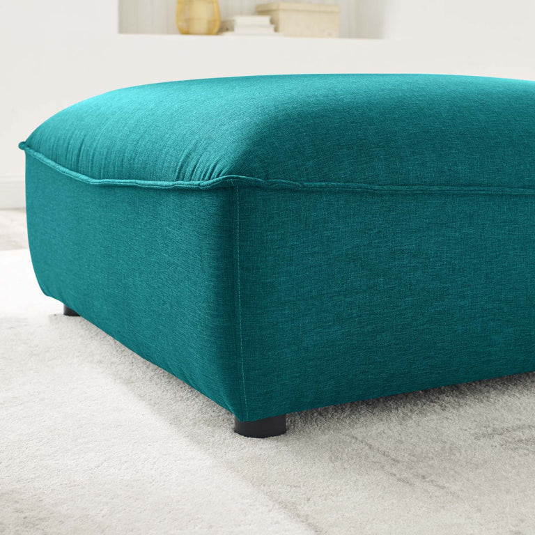 Comprise Sectional Sofa Ottoman in Teal, EEI-4419-TEA