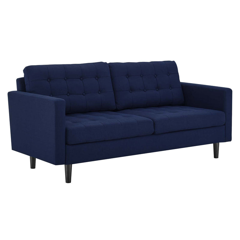 Exalt Tufted Fabric Sofa in Royal Blue, EEI-4445-ROY