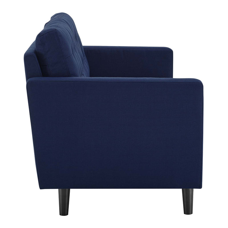 Exalt Tufted Fabric Sofa in Royal Blue, EEI-4445-ROY