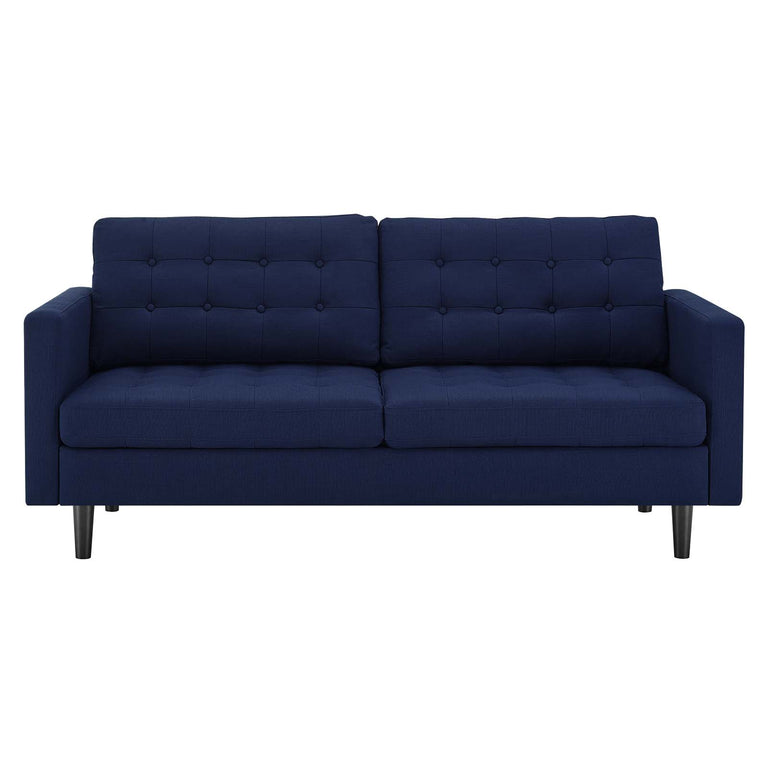Exalt Tufted Fabric Sofa in Royal Blue, EEI-4445-ROY