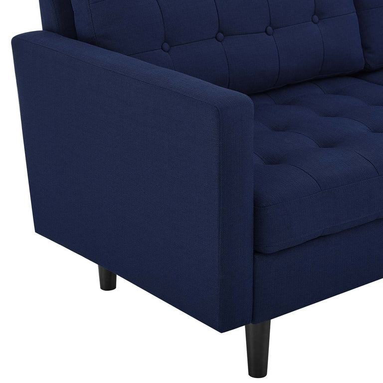 Exalt Tufted Fabric Sofa in Royal Blue, EEI-4445-ROY