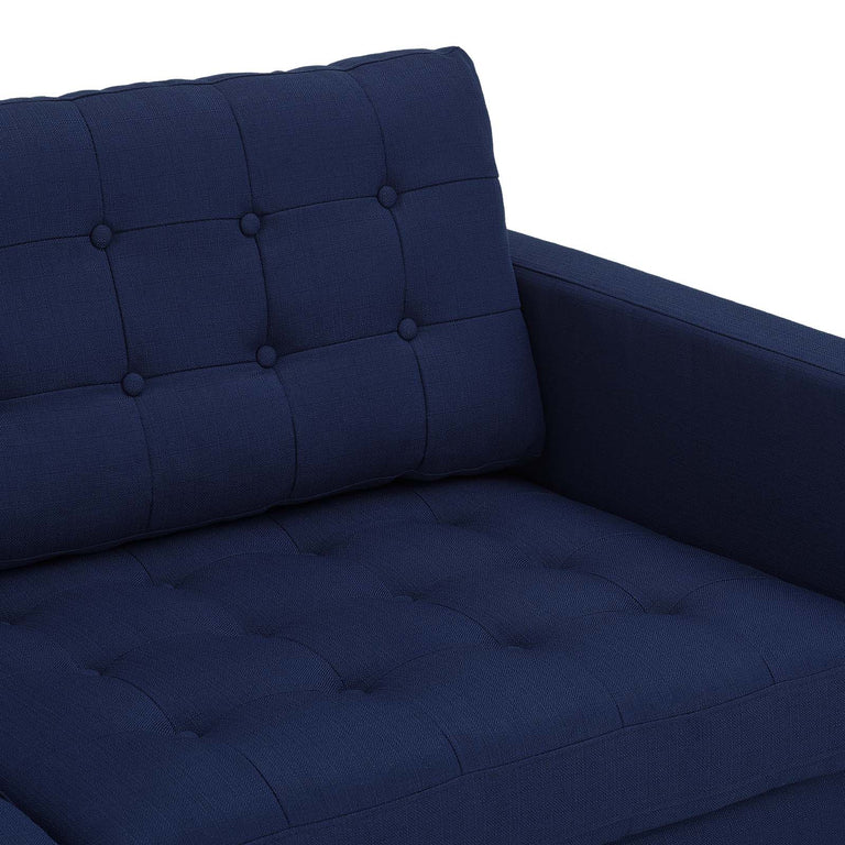 Exalt Tufted Fabric Sofa in Royal Blue, EEI-4445-ROY