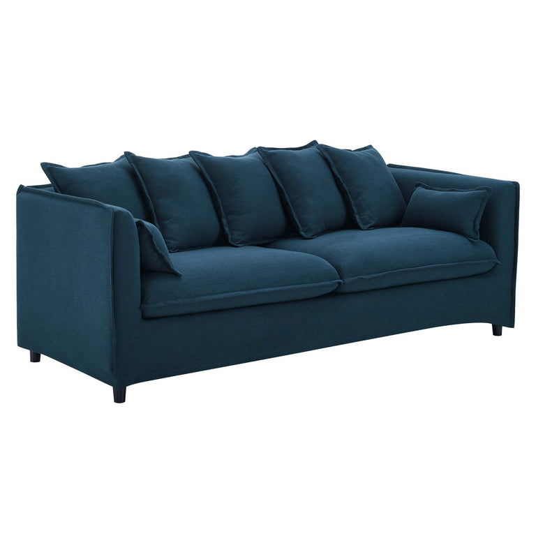 Avalon Slipcover Fabric Sofa in Azure, EEI-4449-AZU