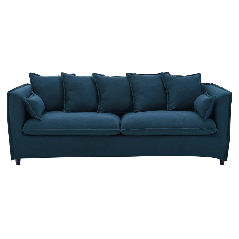 Avalon Slipcover Fabric Sofa in Azure, EEI-4449-AZU
