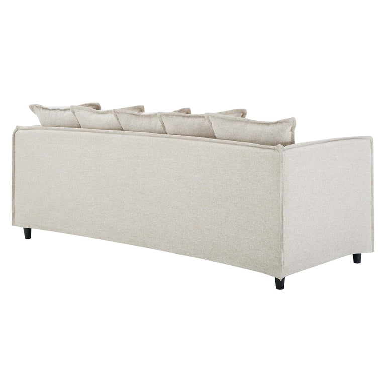 Avalon Slipcover Fabric Sofa in Beige, EEI-4449-BEI