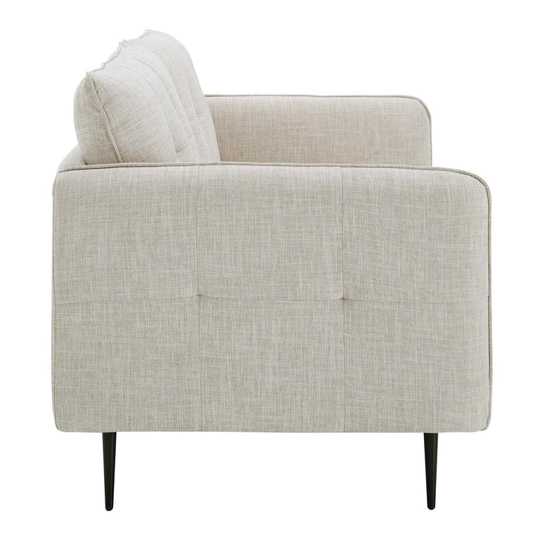 Cameron Tufted Fabric Sofa in Beige, EEI-4451-BEI